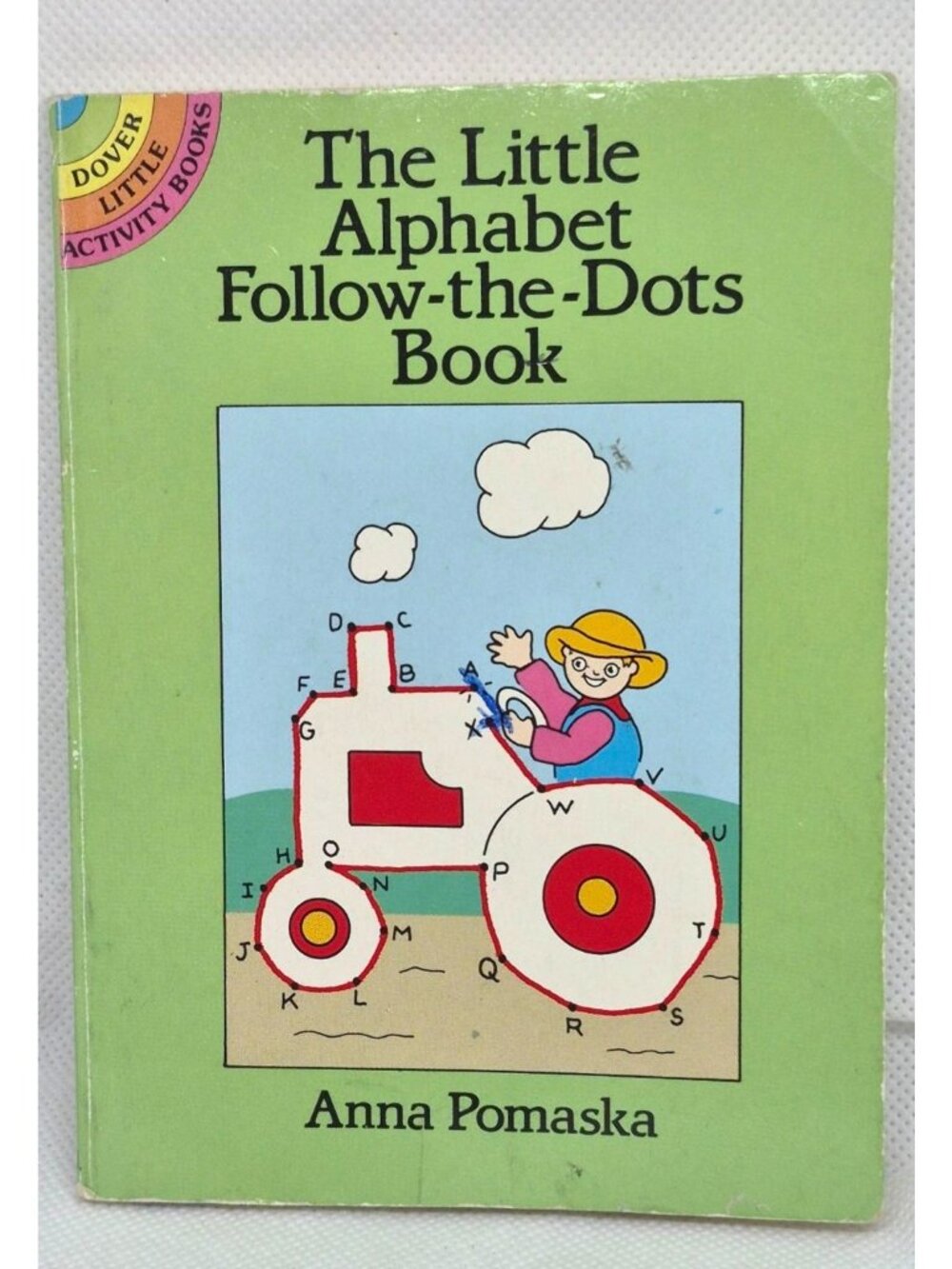 Vintage 1988 Little Alphabet Follow-The-Dots Book | Anna Pomaska Dover Education
